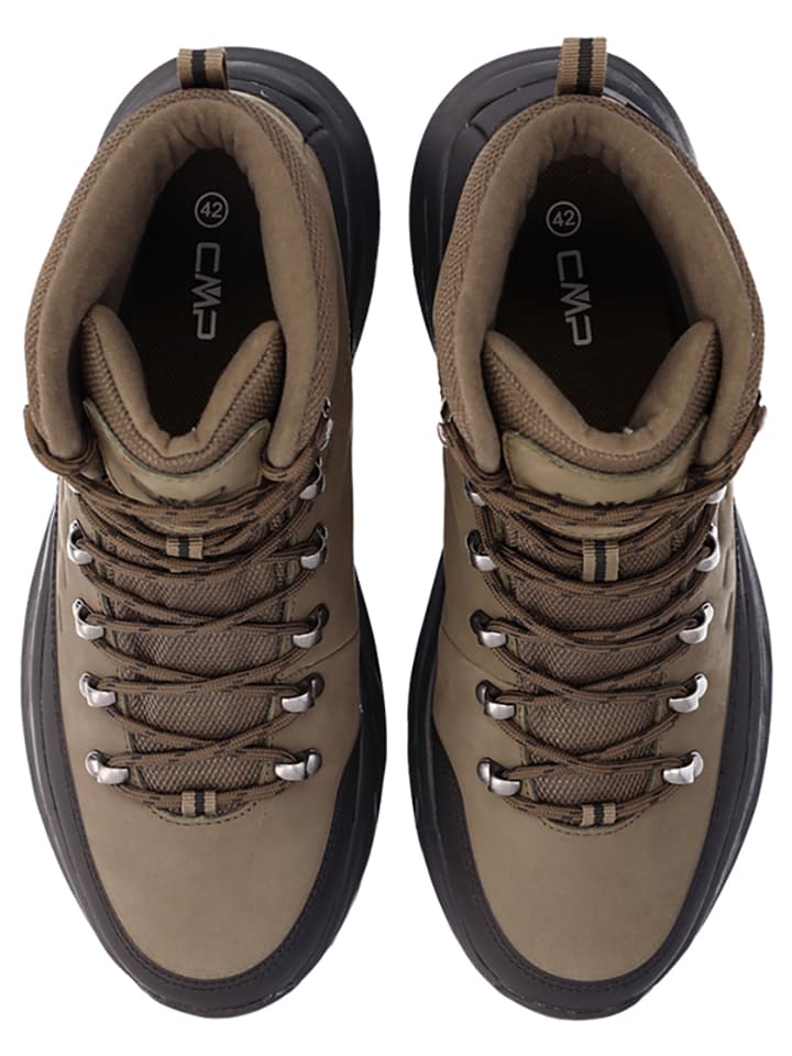 Topánky cmp Khaki/ Schwarz 1327069 Leder-Boots "Dypsie" in Khaki/ Schwarz - 4