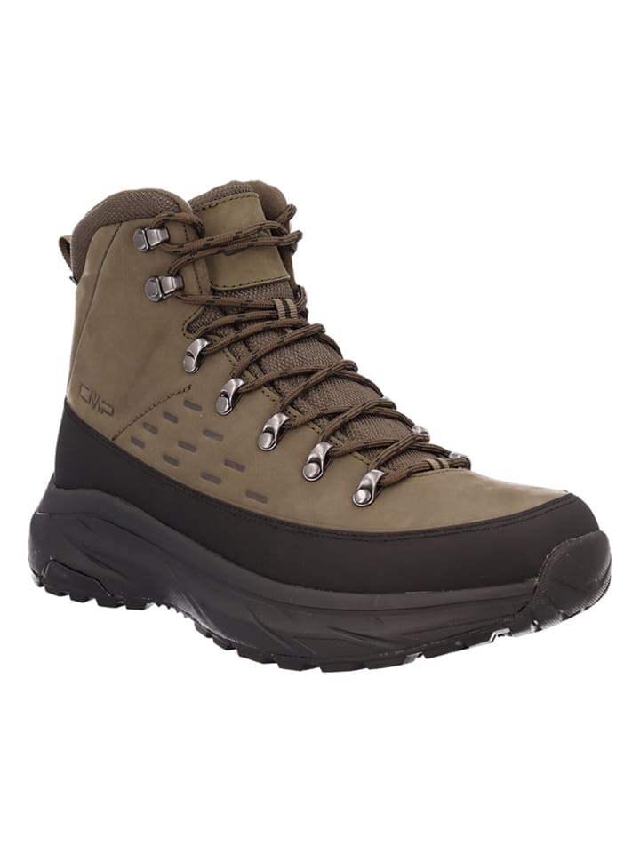 Topánky cmp Khaki/ Schwarz 1327069 Leder-Boots "Dypsie" in Khaki/ Schwarz - 6
