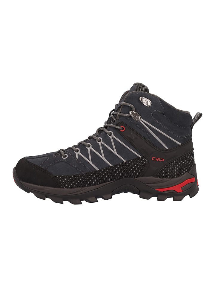 Topánky cmp Schwarz/ Dunkelblau 9226716 Leder-Trekkingschuhe "Rigel" in Schwarz/ Dunkelblau - 3