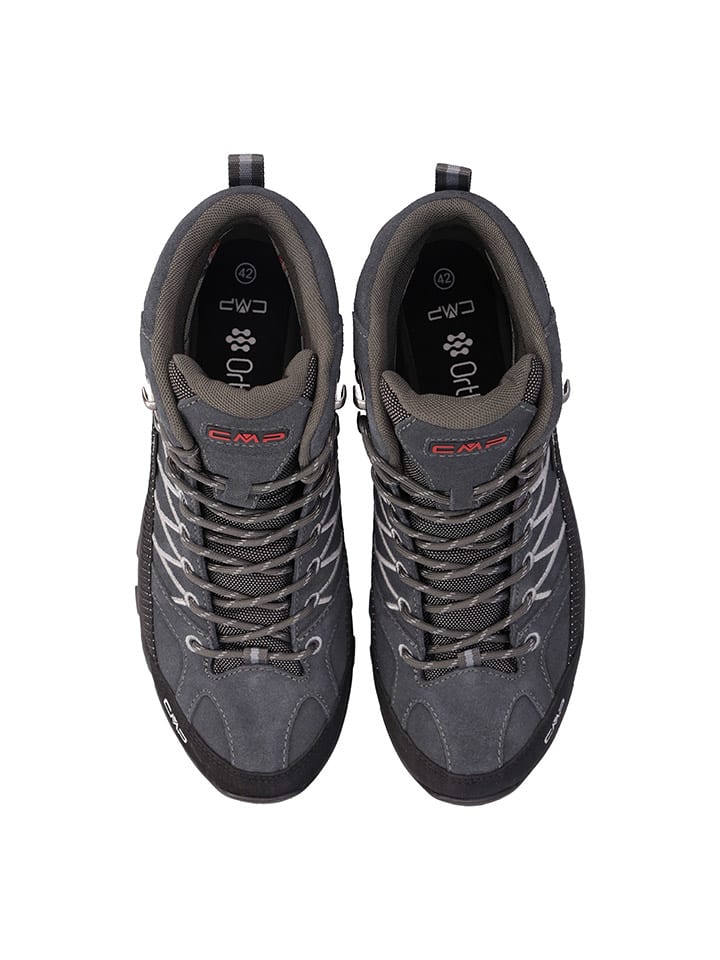 Topánky cmp Schwarz/ Dunkelblau 9226716 Leder-Trekkingschuhe "Rigel" in Schwarz/ Dunkelblau - 5