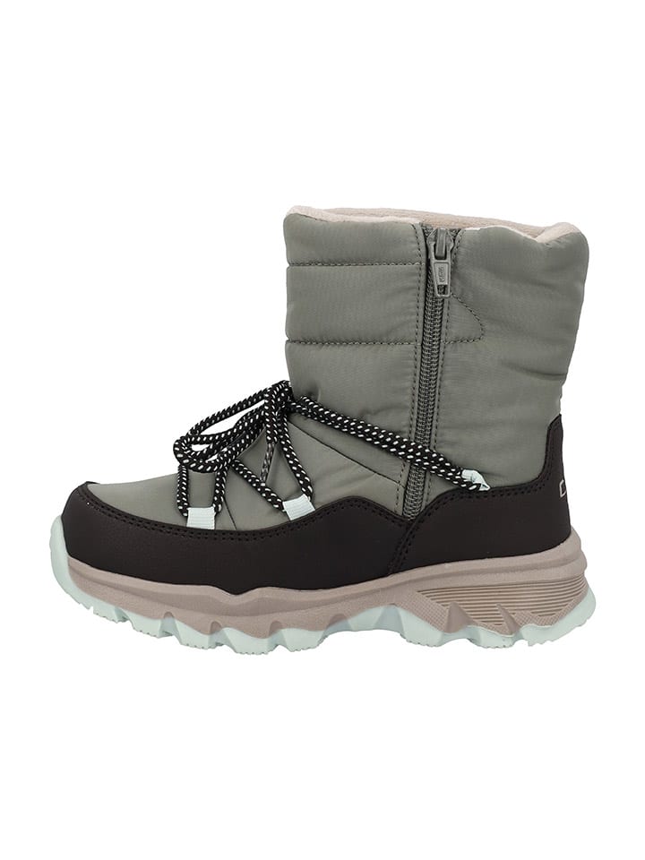 Topánky cmp Khaki/ Schwarz 5941640 Winterstiefel "Catay" in Khaki/ Schwarz - 3