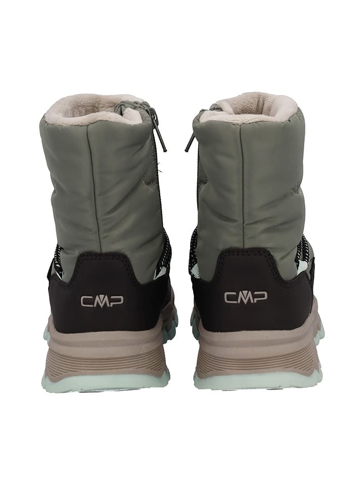 Topánky cmp Khaki/ Schwarz 5941640 Winterstiefel "Catay" in Khaki/ Schwarz - 4