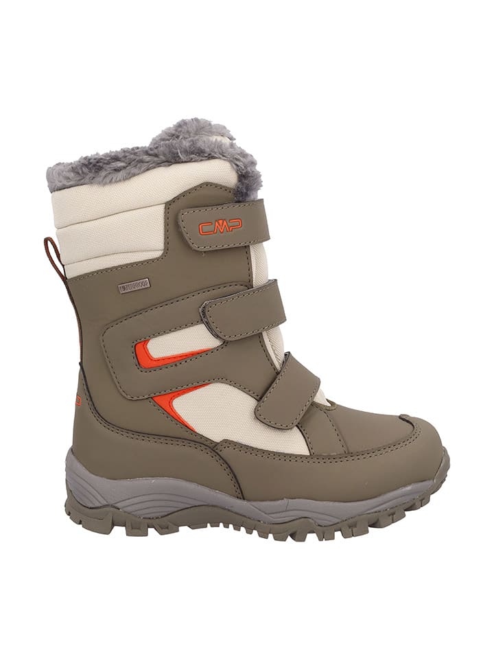 Topánky cmp Braun/ Creme 8656399 Winterstiefel "Hexis" in Braun/ Creme - 1