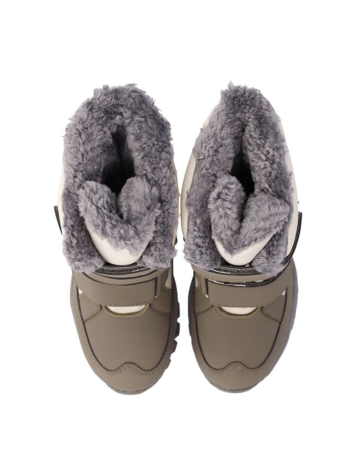 Topánky cmp Braun/ Creme 8656399 Winterstiefel "Hexis" in Braun/ Creme - 5