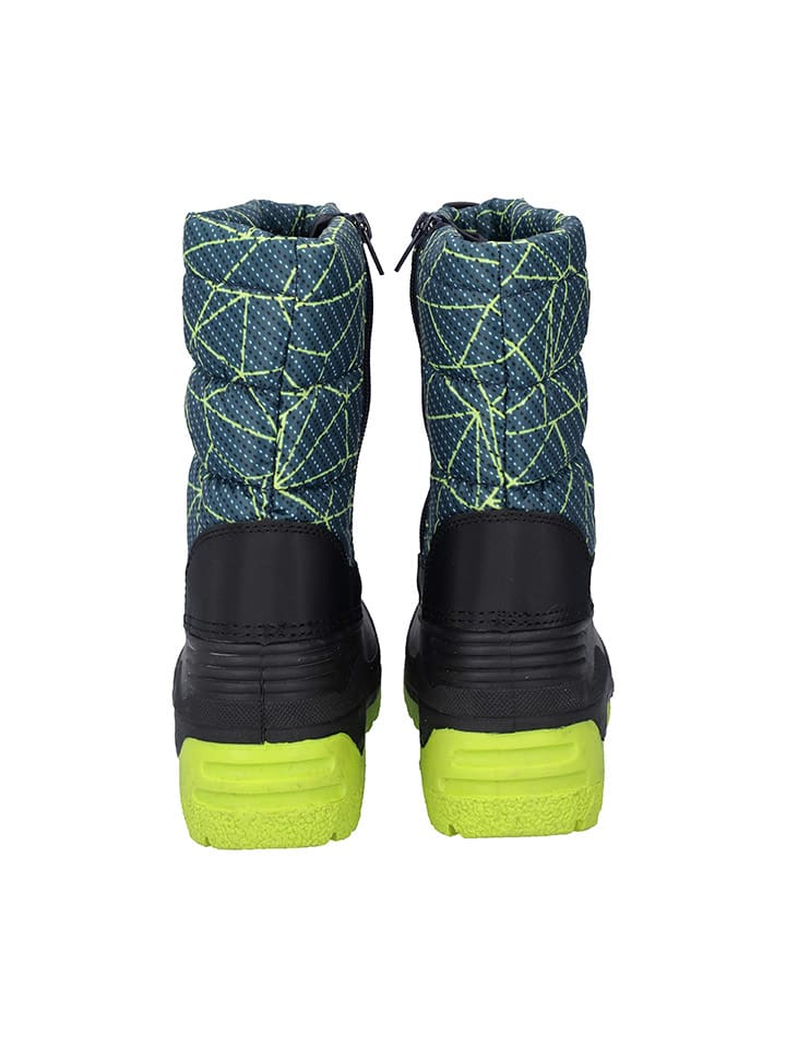 Topánky cmp Grün/ Schwarz 6425830 Winterstiefel "Sneewy" in Grün/ Schwarz - 4