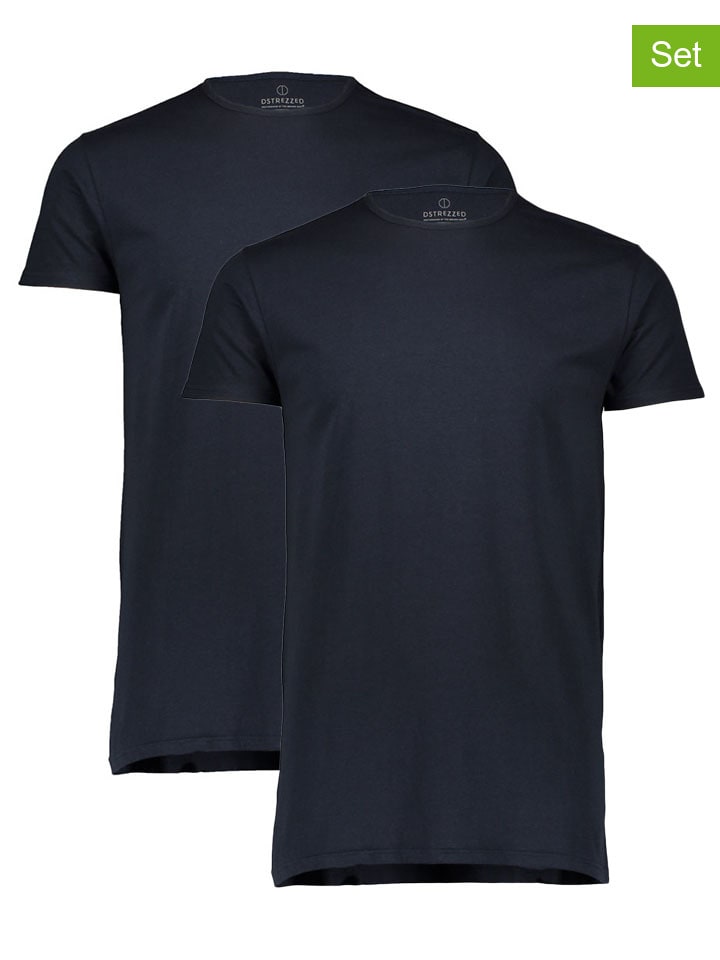 Tričko DSTREZZED Dunkelblau 8330139 2er-Set: Shirts in Dunkelblau - 1