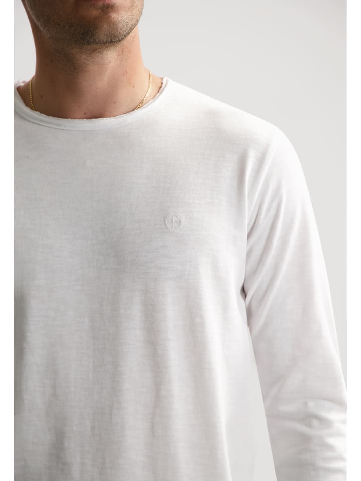 Tričko DSTREZZED Weiß 175935 Longsleeve in Weiß - 3