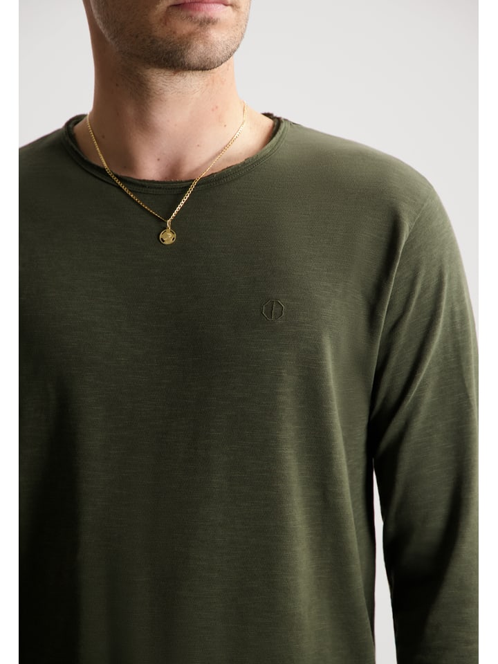 Tričko DSTREZZED Khaki 5051212 Longsleeve in Khaki - 3