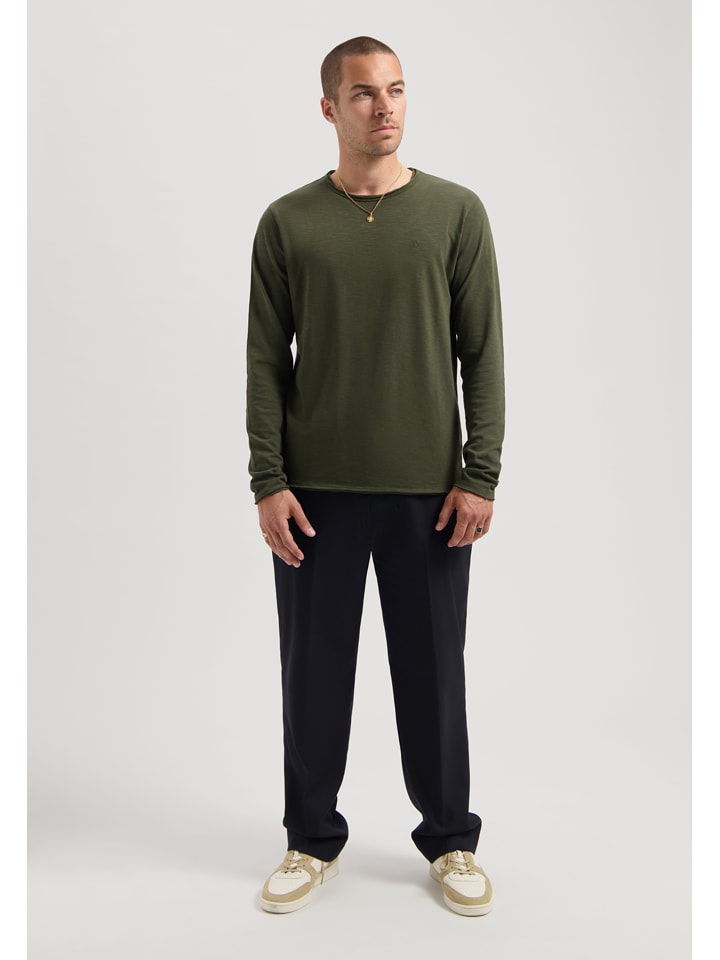 Tričko DSTREZZED Khaki 5051212 Longsleeve in Khaki - 4
