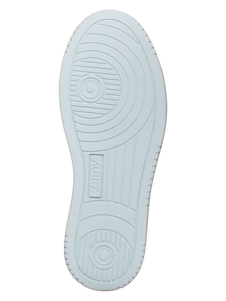 Tenisky AUTRY Weiß/ Hellblau 423231 Leder-Sneakers "Medalist" in Weiß/ Hellblau - 5