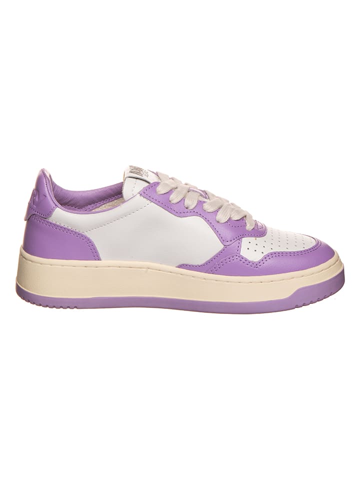 Tenisky AUTRY Lila/ Weiß 4590675 Leder-Sneakers "Medalist" in Lila/ Weiß - 2