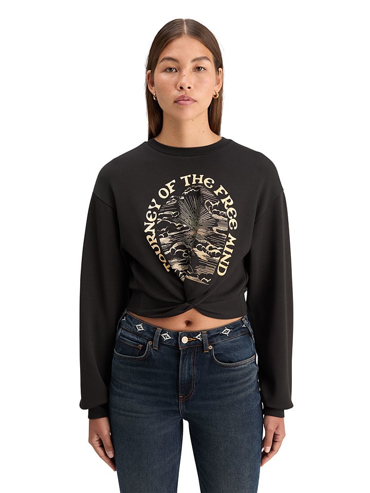 Mikina Scotch & Soda Schwarz 3943855 Sweatshirt in Schwarz - 1