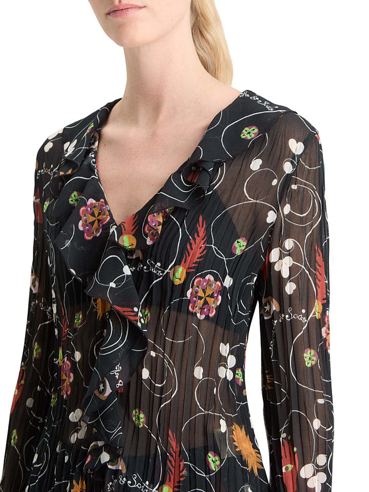 Scotch & Soda Schwarz 640743 Bluse in Schwarz - 4