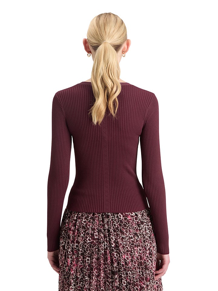 Sveter Scotch & Soda Bordeaux 538206 Pullover in Bordeaux - 3