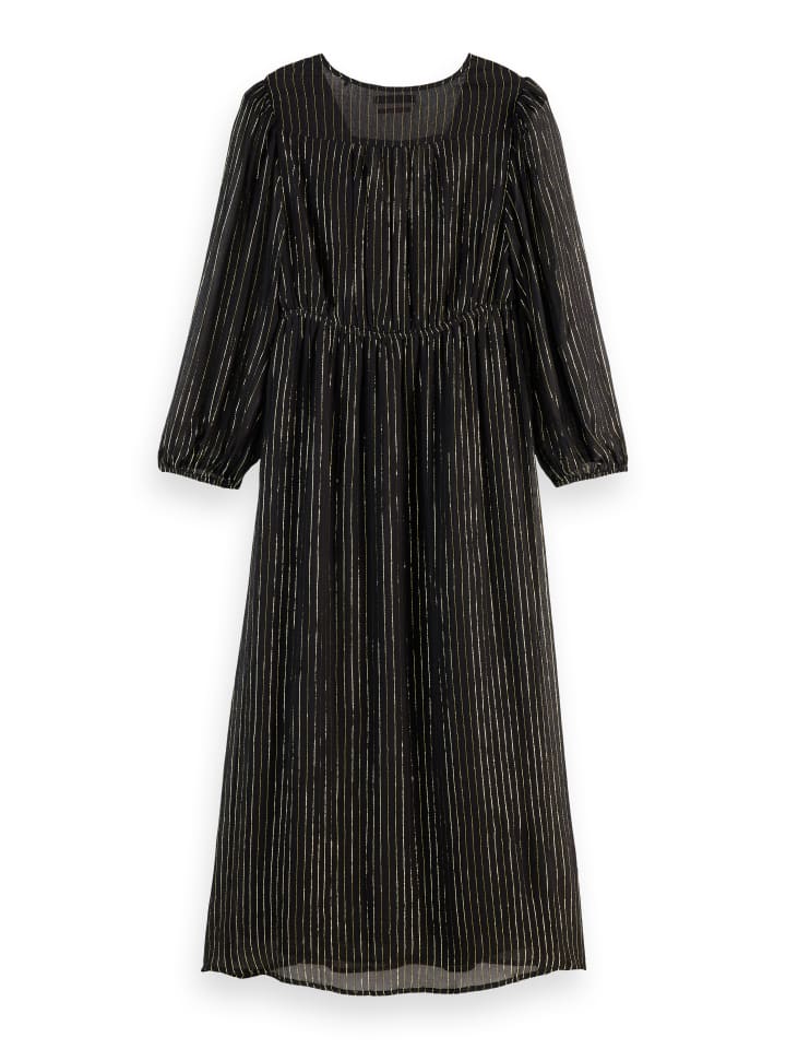 Šaty Scotch & Soda Schwarz/ Gold 8942898 Kleid in Schwarz/ Gold - 1