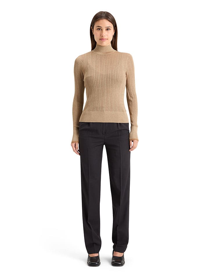 Sveter Scotch & Soda Camel 1309315 Pullover in Camel - 4