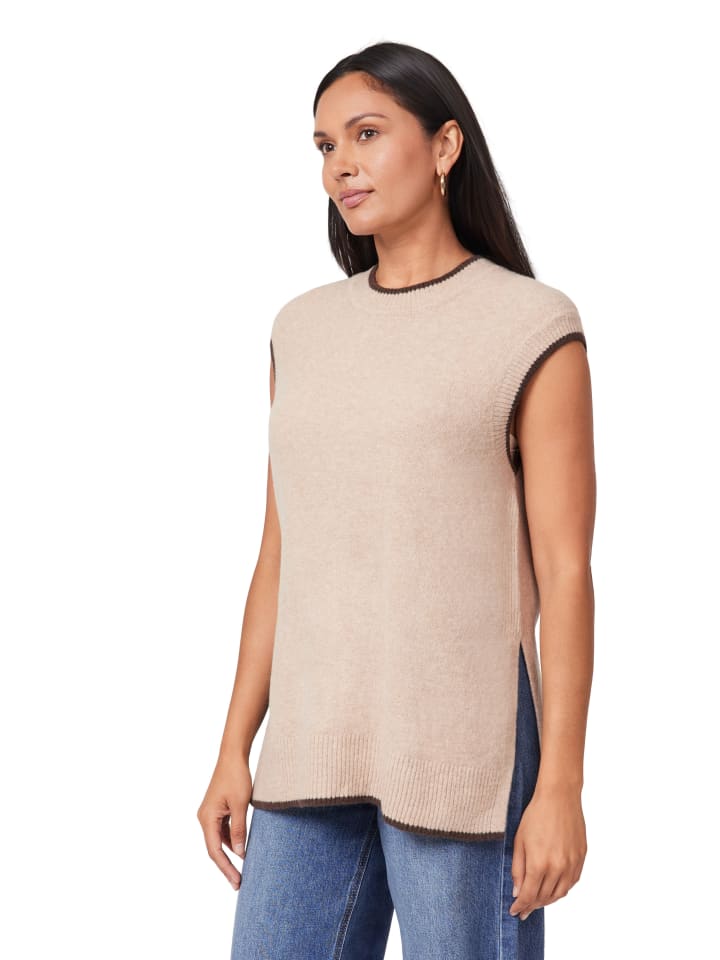 Sveter Scotch & Soda Beige 5914821 Pullunder in Beige - 3