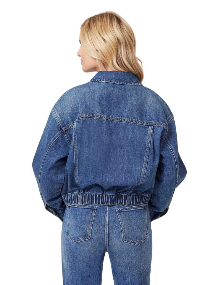 Dámska bunda Scotch & Soda Blau 9907849 Jeansjacke in Blau - 4