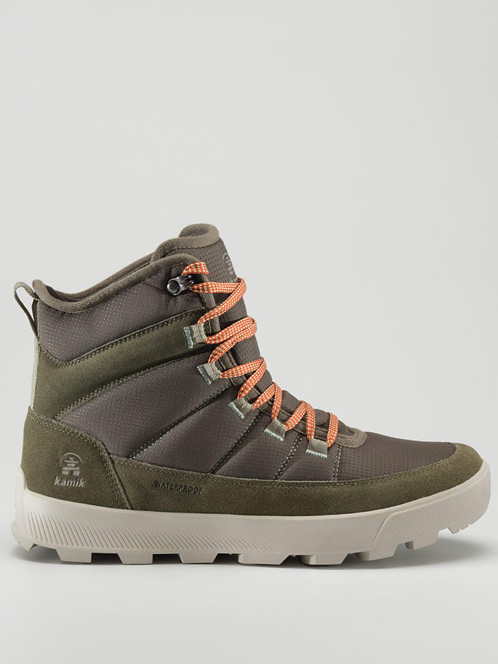 Topánky Kamik Khaki 232482 Winterstiefel "Atwatern" in Khaki - 1