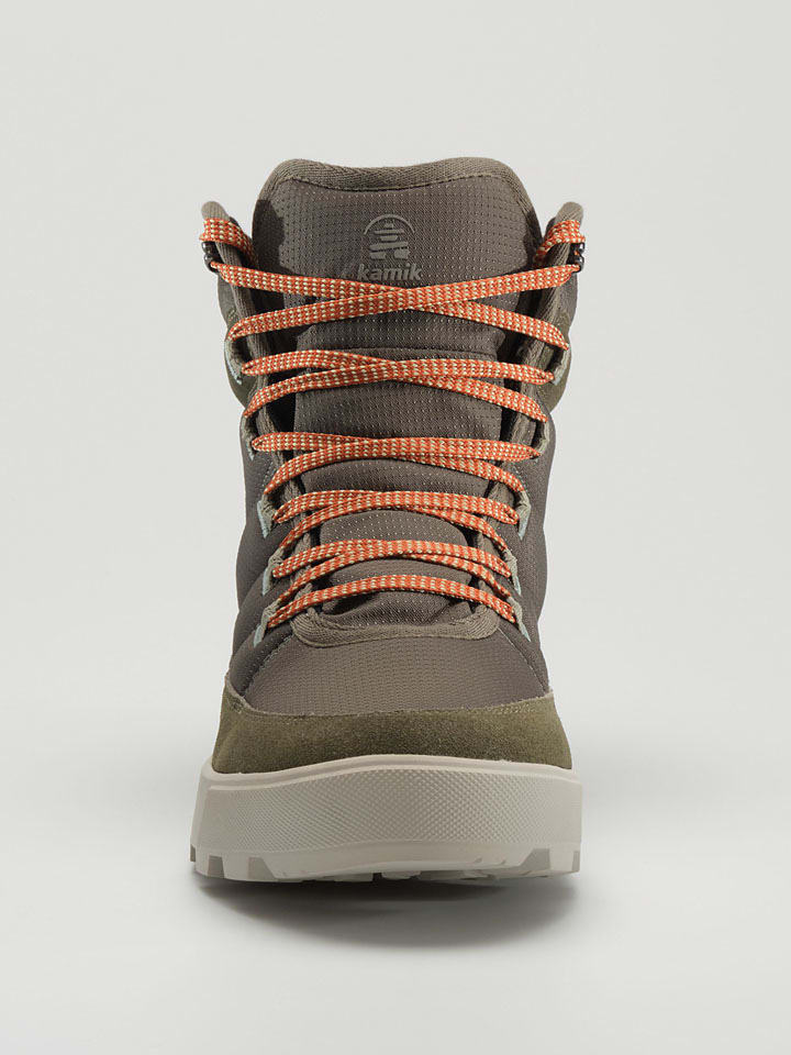 Topánky Kamik Khaki 232482 Winterstiefel "Atwatern" in Khaki - 3