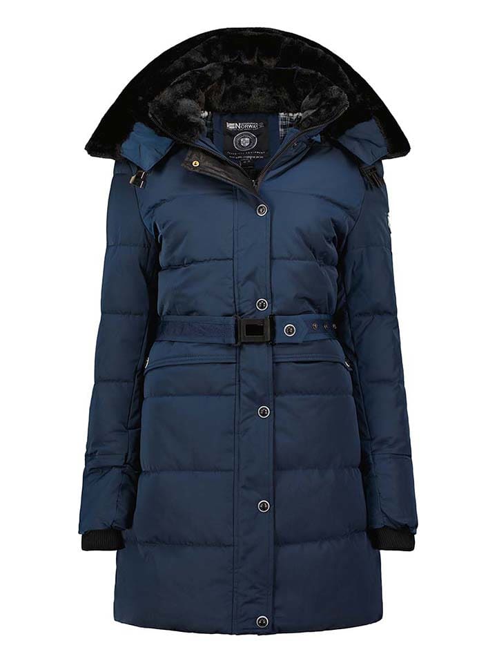 Dámska bunda Geographical Norway Dunkelblau 273754 Steppmantel "Bettino" in Dunkelblau - 1