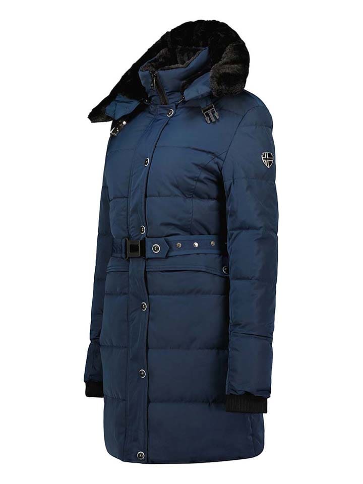Dámska bunda Geographical Norway Dunkelblau 273754 Steppmantel "Bettino" in Dunkelblau - 3
