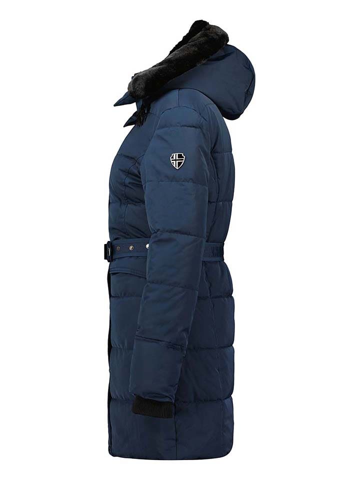 Dámska bunda Geographical Norway Dunkelblau 273754 Steppmantel "Bettino" in Dunkelblau - 4