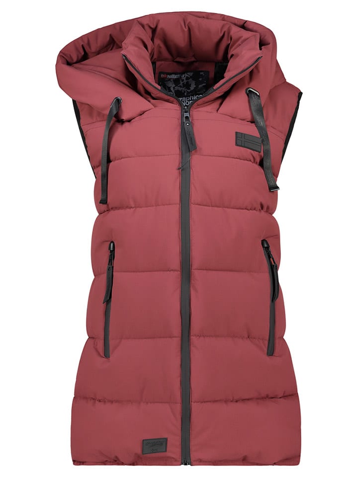 Vesta Geographical Norway Bordeaux 3412211 Steppweste "Dolbar" in Bordeaux - 1
