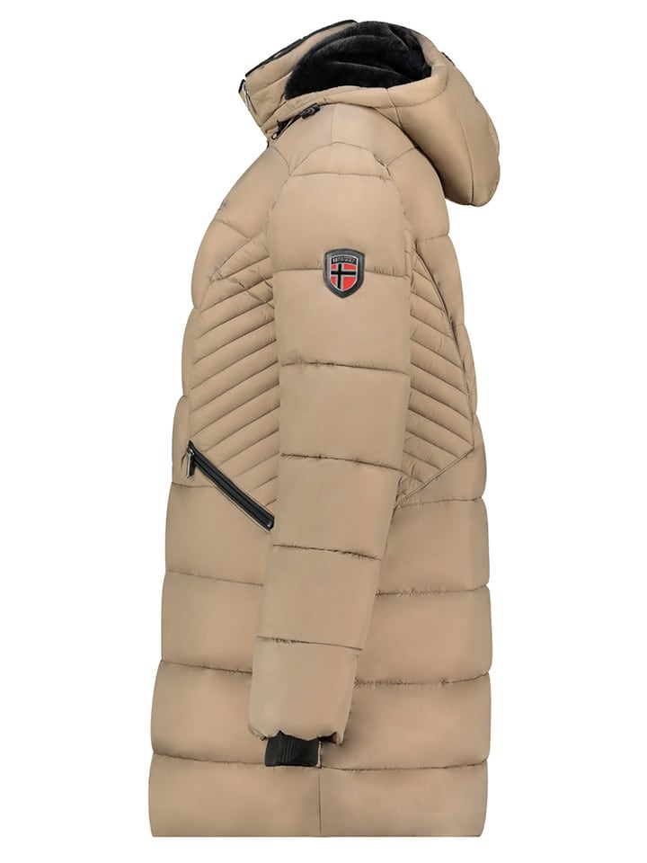 Dámska bunda Geographical Norway Taupe 2710771 Wintermantel "Bee" in Taupe - 2