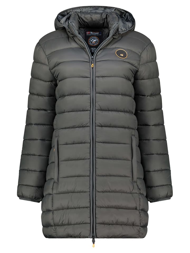 Dámska bunda Geographical Norway Dunkelgrau 3728590 Steppmantel "Atikamap" in Dunkelgrau - 1