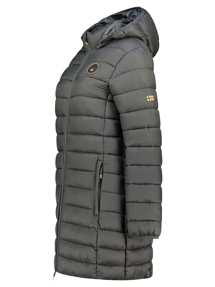 Dámska bunda Geographical Norway Dunkelgrau 3728590 Steppmantel "Atikamap" in Dunkelgrau - 2