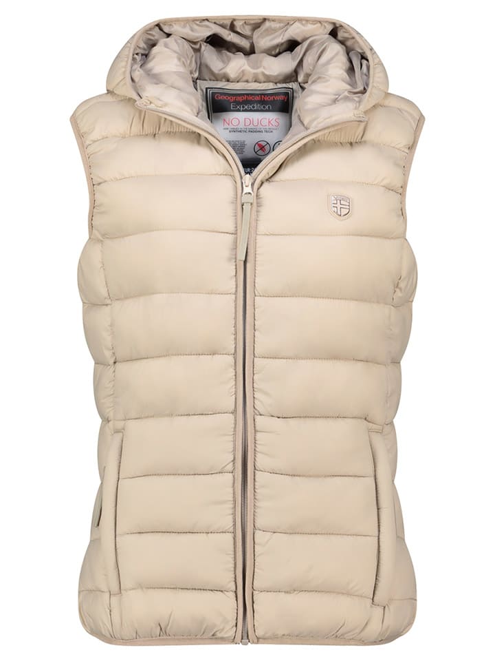 Vesta Geographical Norway Beige 9406692 Steppweste "Vatikotal" in Beige - 1