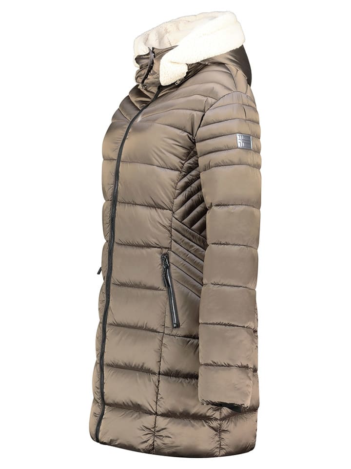 Dámska bunda Geographical Norway Taupe 7732289 Steppmantel "Carenne" in Taupe - 2