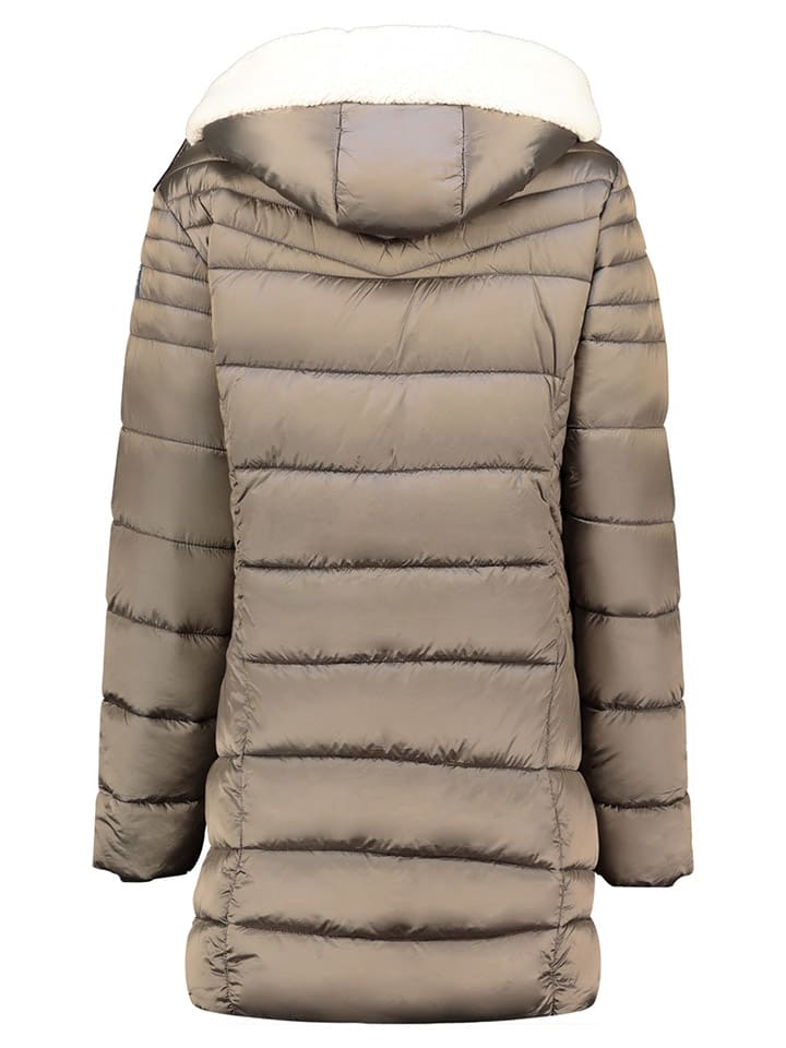 Dámska bunda Geographical Norway Taupe 7732289 Steppmantel "Carenne" in Taupe - 4