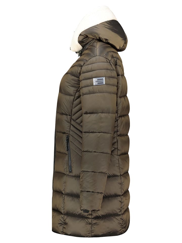 Dámska bunda Geographical Norway Khaki 9847328 Steppmantel "Carenne" in Khaki - 2