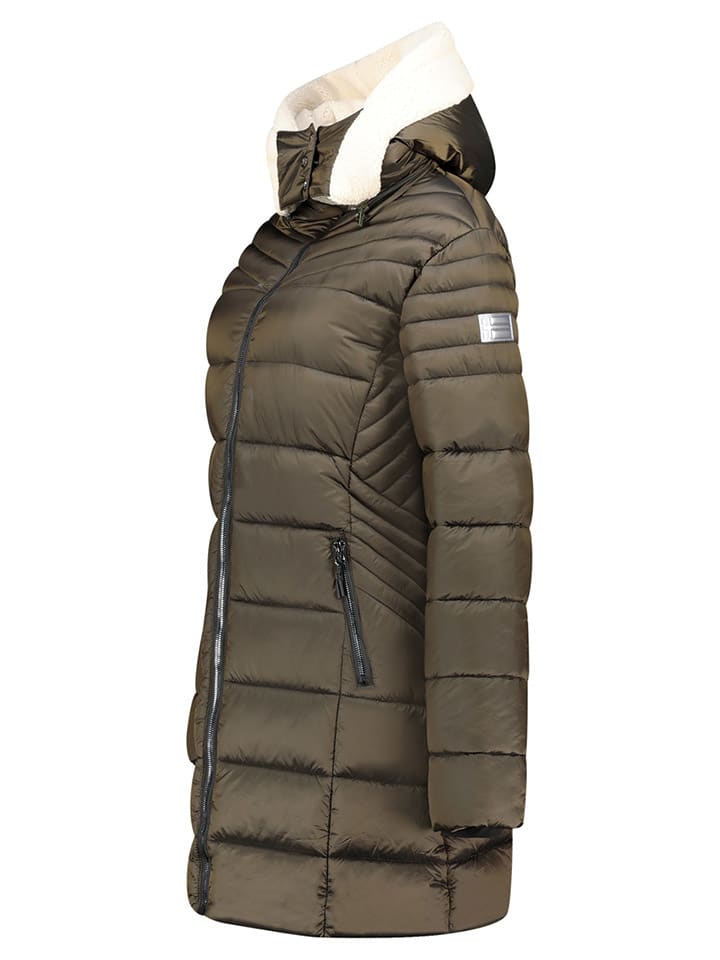 Dámska bunda Geographical Norway Khaki 9847328 Steppmantel "Carenne" in Khaki - 3