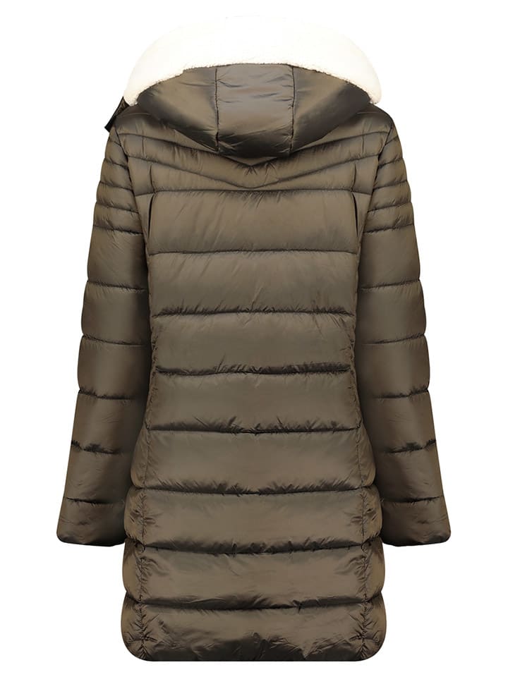 Dámska bunda Geographical Norway Khaki 9847328 Steppmantel "Carenne" in Khaki - 4