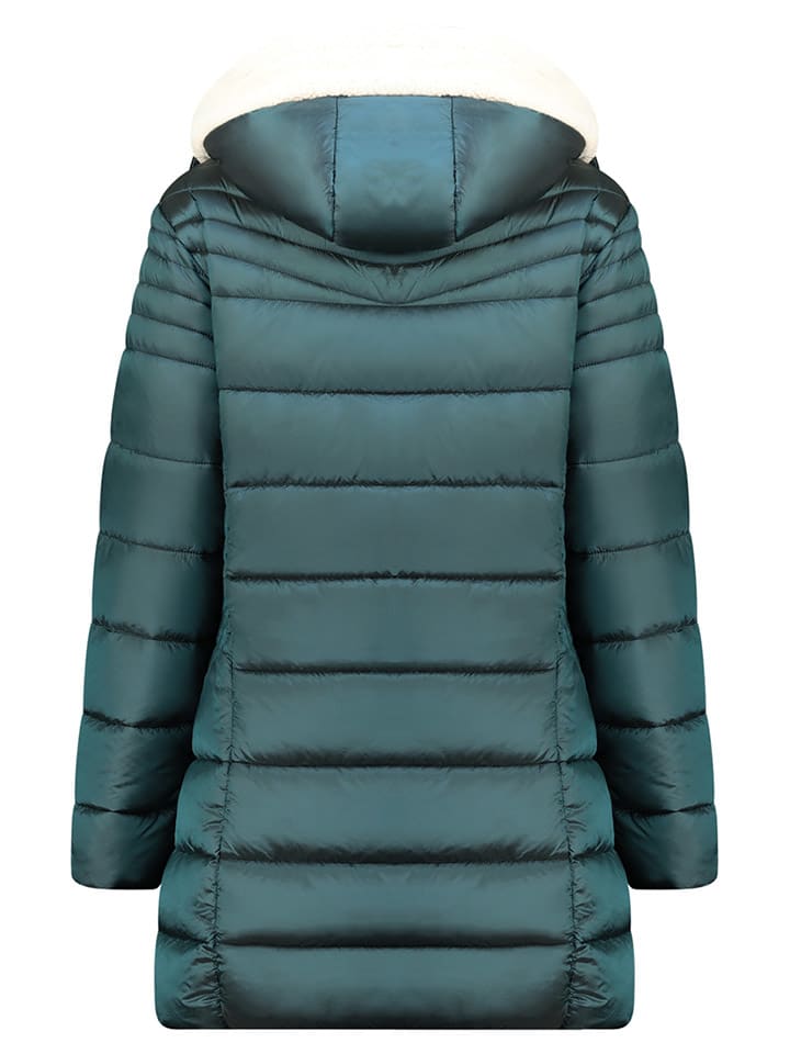 Dámska bunda Geographical Norway Petrol 155904 Steppmantel "Carenne" in Petrol - 4