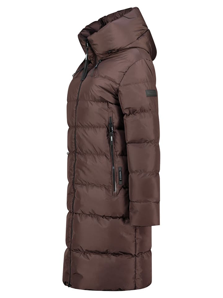 Dámska bunda Geographical Norway Dunkelbraun 4887407 Wintermantel "April" in Dunkelbraun - 2