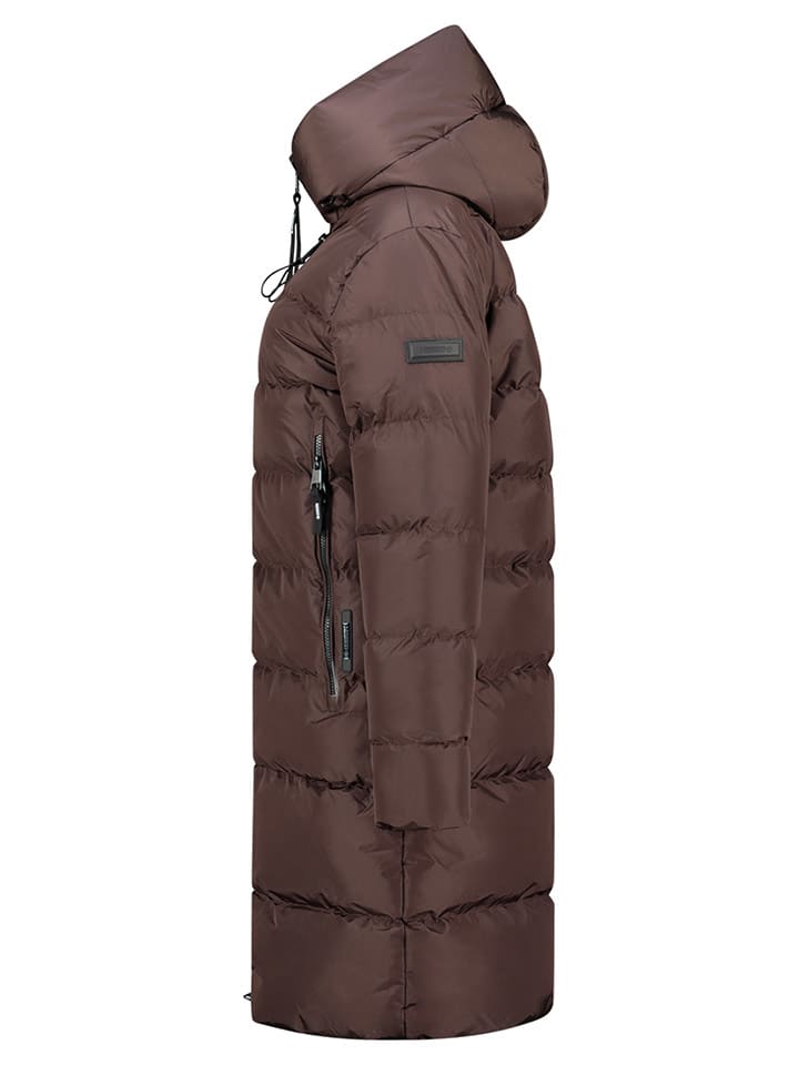 Dámska bunda Geographical Norway Dunkelbraun 4887407 Wintermantel "April" in Dunkelbraun - 3