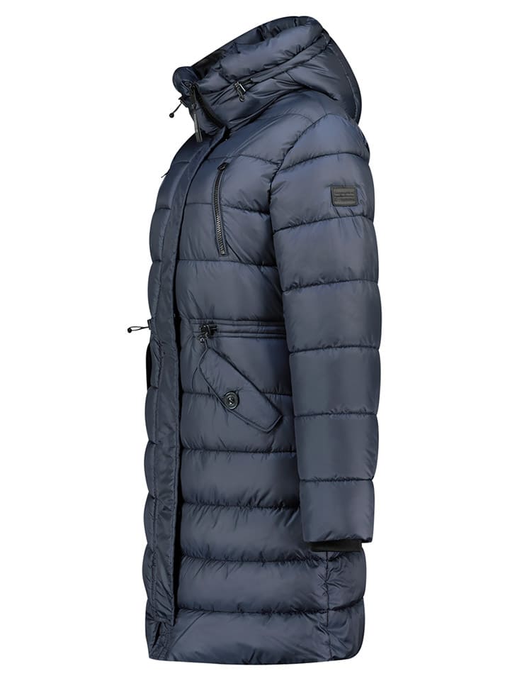 Dámska bunda Geographical Norway Dunkelblau 408026 Steppmantel "Bertille" in Dunkelblau - 2
