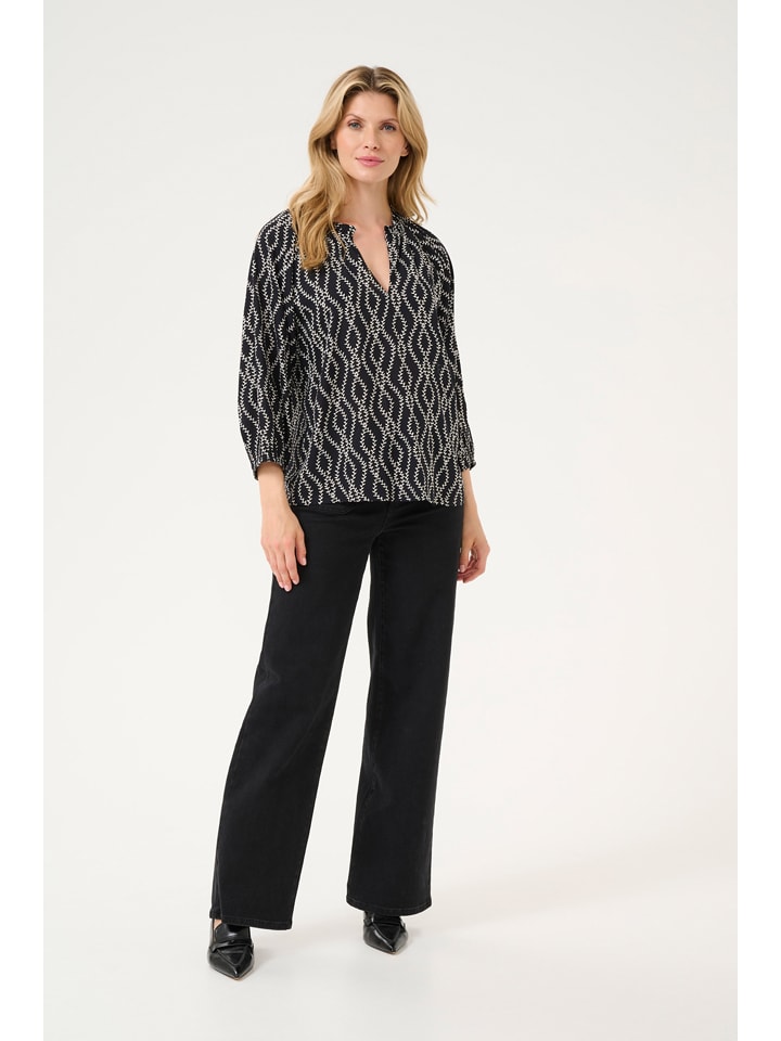Kaffe Schwarz 594907 Bluse in Schwarz - 1