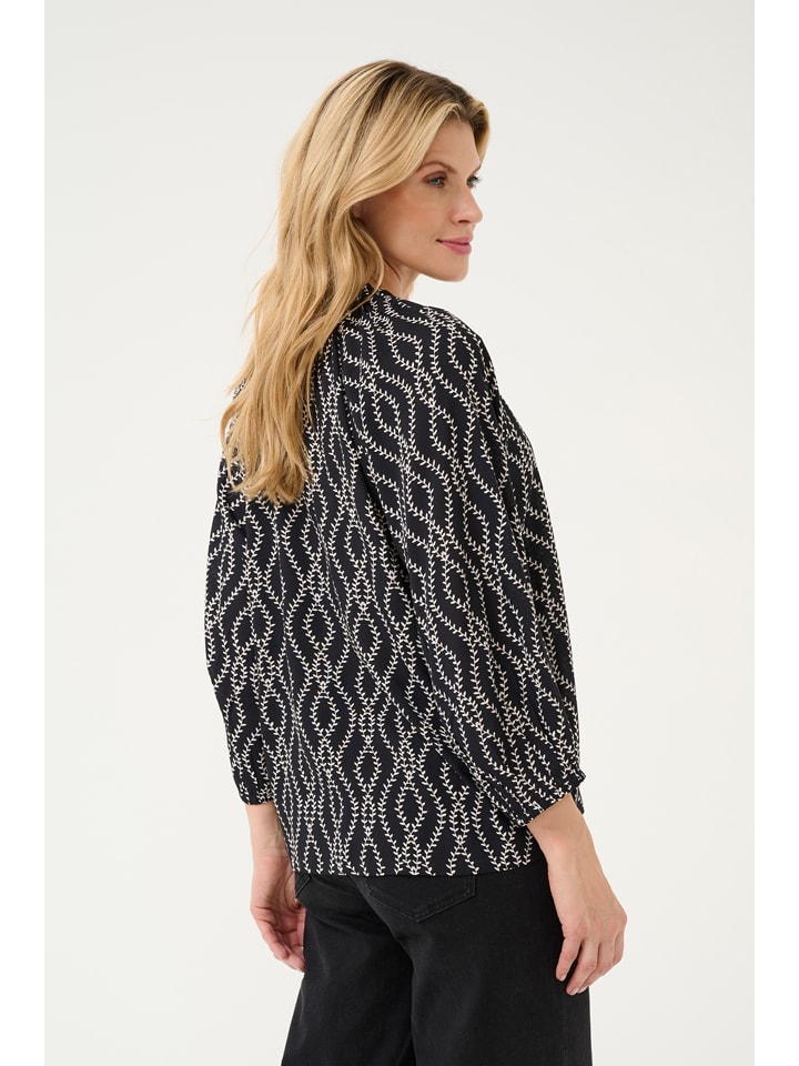 Kaffe Schwarz 594907 Bluse in Schwarz - 3