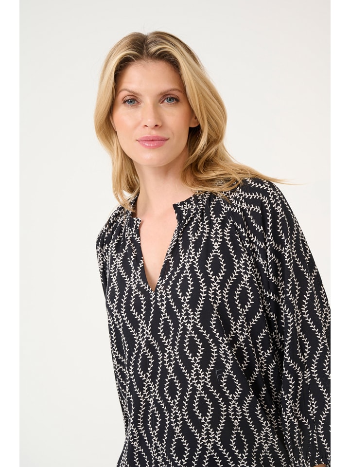Kaffe Schwarz 594907 Bluse in Schwarz - 4