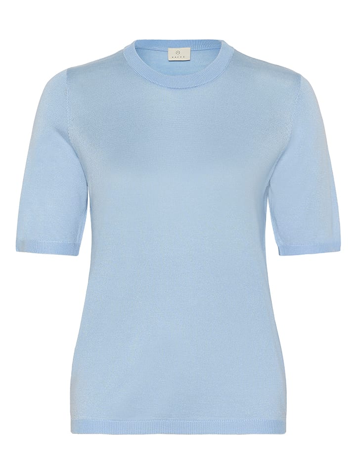 Kaffe Hellblau 967848 Strickshirt in Hellblau - 4
