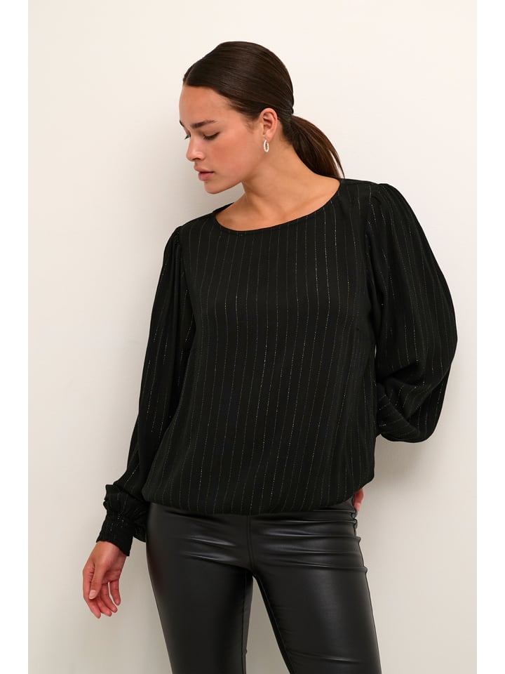 Kaffe Schwarz 725890 Bluse in Schwarz - 2