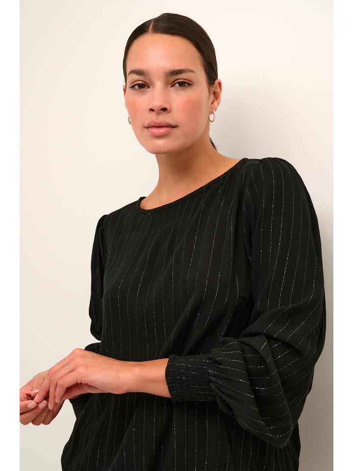 Kaffe Schwarz 725890 Bluse in Schwarz - 4
