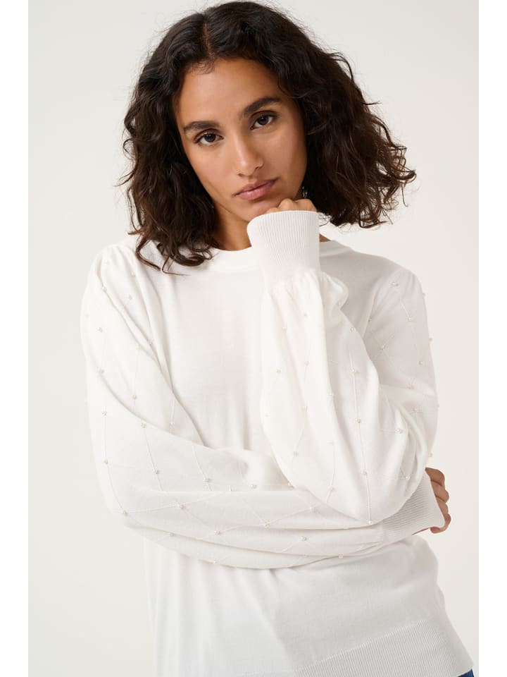 Sveter Kaffe Weiß 9241758 Pullover in Weiß - 3