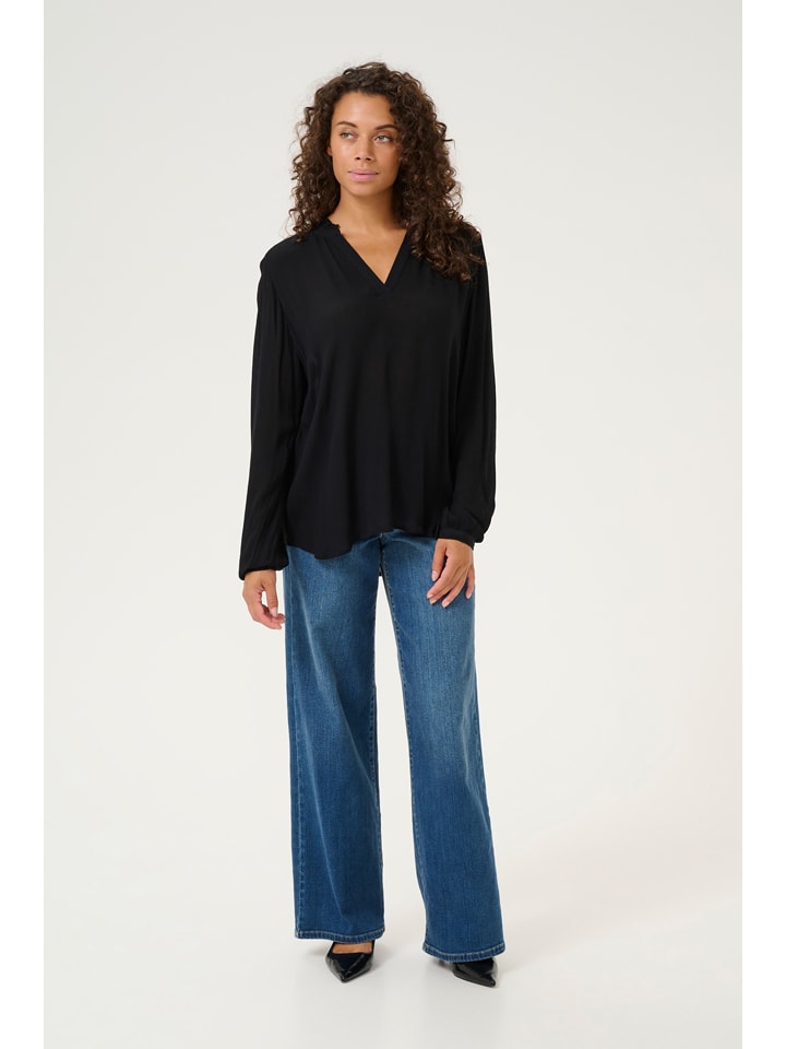 Kaffe Schwarz 2600820 Bluse in Schwarz - 1