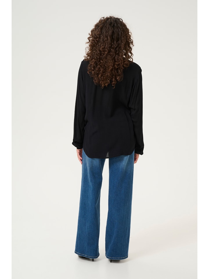 Kaffe Schwarz 2600820 Bluse in Schwarz - 2